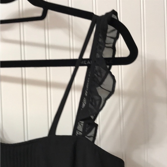 Anthropologie Central Park West Black Flirty Top Size XLarge - Picture 3 of 10